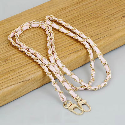 Luxury 120cm Leather Purse Chain Strap  Adjustable Crossbody Replacement Bag Chain For Women 19
