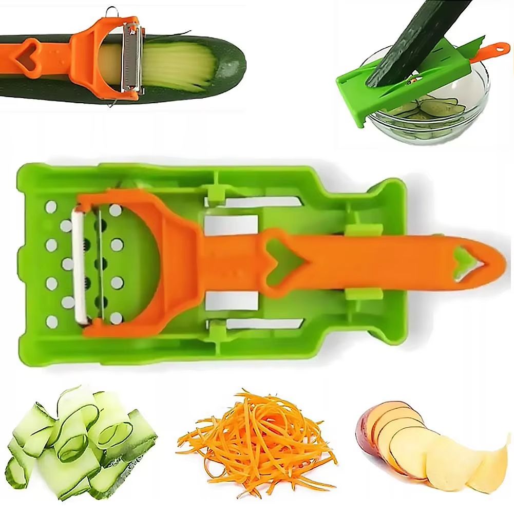 Cocororo Multifunctional Fruit And Vegetable Peeler With Juicer  Dual Blade Zest And Strip Peeler F 6