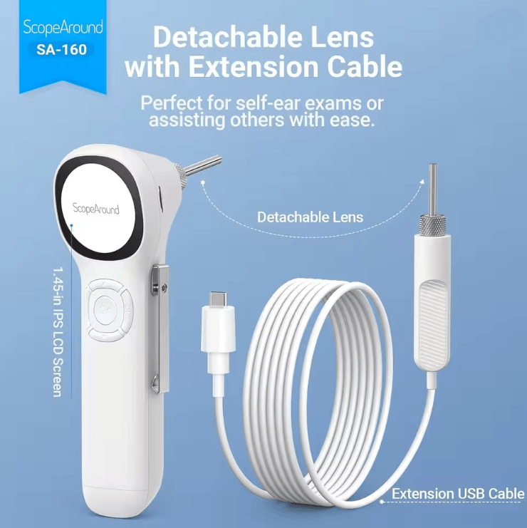 ScopeAround SA160 Digital Otoscope 720p IPS Ear Camera 1