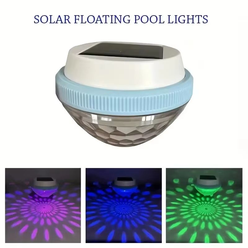 Solar Floating Pool Light  Colorful LED Waterproof Light With Automatic Day Charging  Night Illumin 1