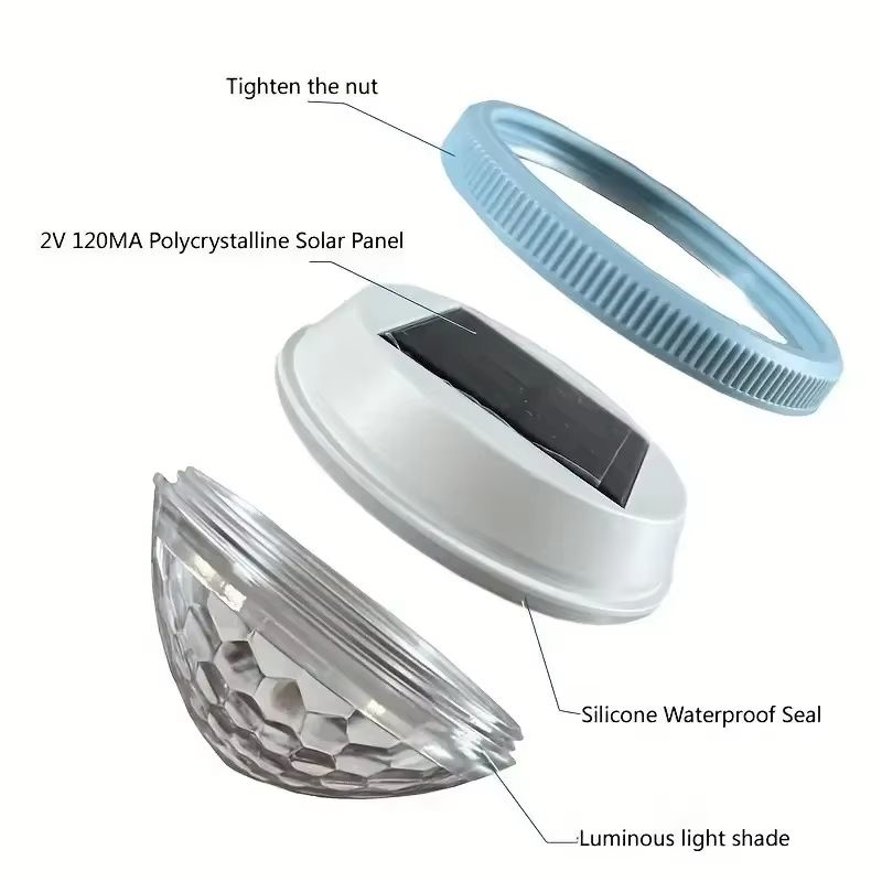 Solar Floating Pool Light  Colorful LED Waterproof Light With Automatic Day Charging  Night Illumin 3