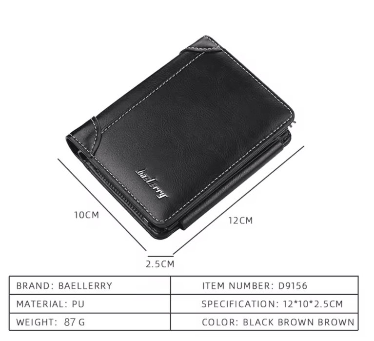 UrbanFold Slim Zipper Wallet 1