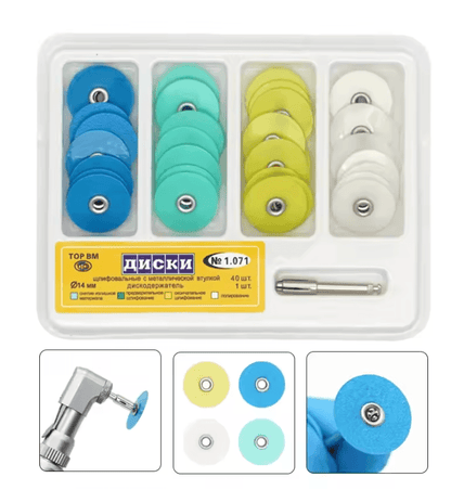 ProGloss 40-Piece Dental Polishing Disc Kit
