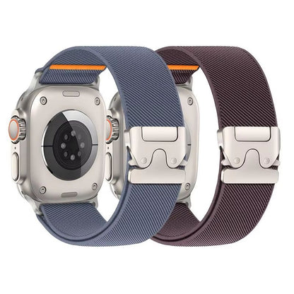 Premium Nylon Elastic Apple Watch Band Set  2PCS Sport Loop Straps For Apple Watch Ultra  Series 10 17