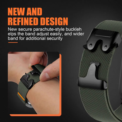 Premium Nylon Elastic Apple Watch Band Set  2PCS Sport Loop Straps For Apple Watch Ultra  Series 10 3