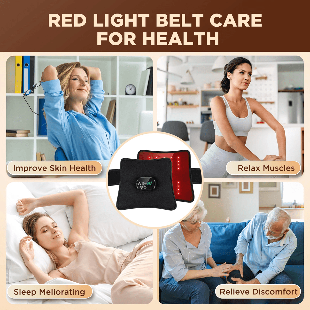ThermaKnee InfraRed Thermal Massager Brace 3