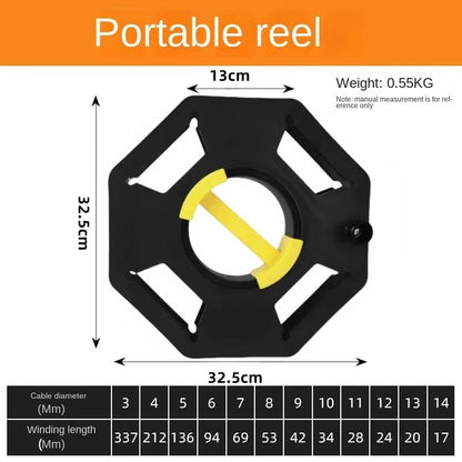 Smart Cable Winding Storage Disk  Plastic Wire Organizer For Tidy Cord Management 2