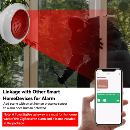 Meian Smart ZigBee 30 Wireless Siren Alarm 100dB 2