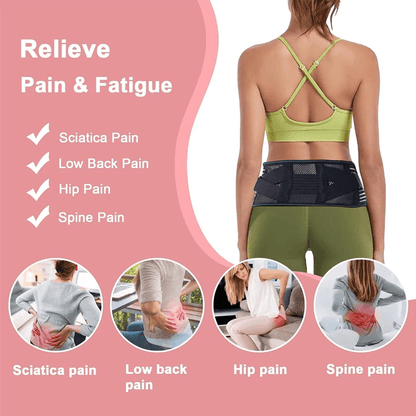 FlexiRelief Adjustable Lumbar Support Belt For Back Pain And Sciatica Relief 4