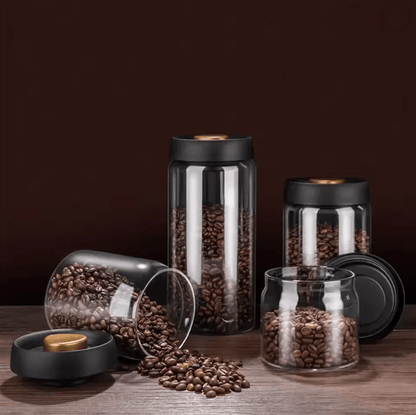 AeroSeal Vacuum Coffee Storage Jar With Airtight Glass Design 1