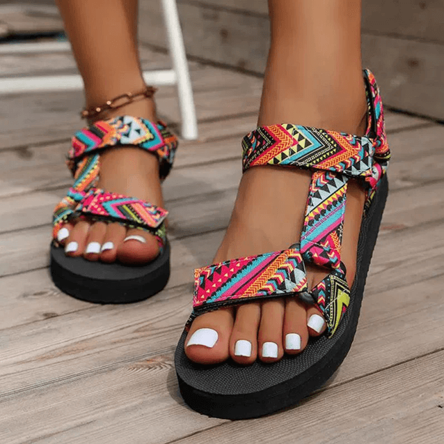 Breezewalk Womens Flat Hemp Rope Sandals For Summer Comfort And Style 2