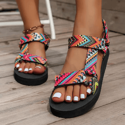 Breezewalk Womens Flat Hemp Rope Sandals For Summer Comfort And Style 2
