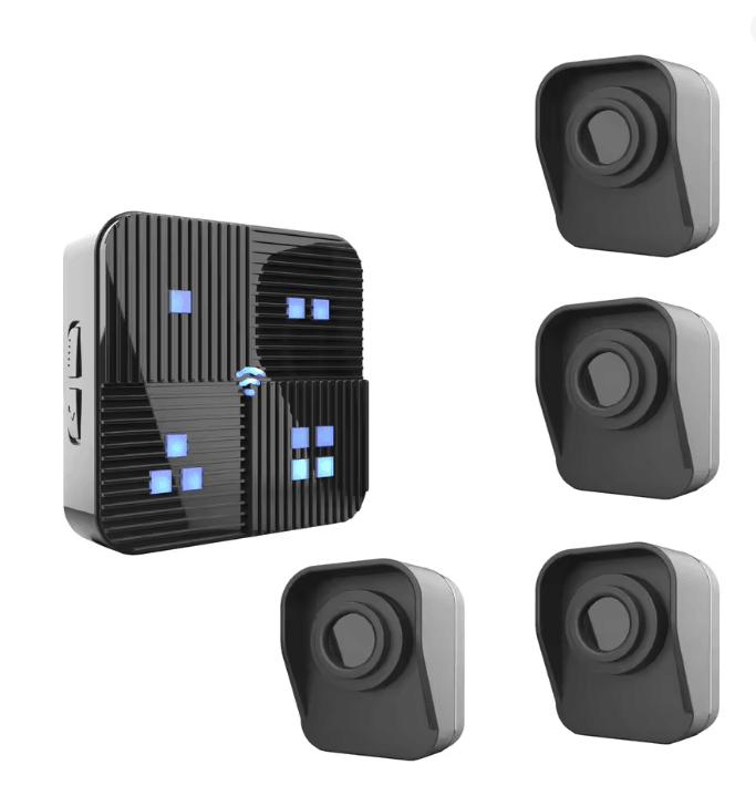 GuardPro IP65 Waterproof Wireless Driveway Alarm With LongRange PIR Motion Sensor 4
