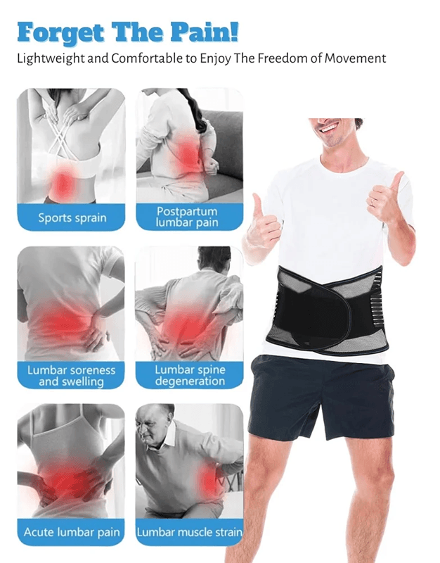 SpineAlign Adjustable Back Brace For Men And Women 3