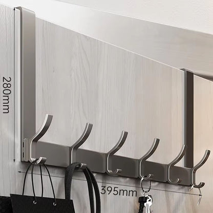 OvertheDoor Hook Organizer Rack  SpaceSaving Clothes Coat And Towel Hanger For Bathroom Or Bedroom 15