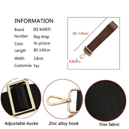 Adjustable Replacement Shoulder Strap For Bags  Durable Crossbody And Briefcase Strap 80140cm 4