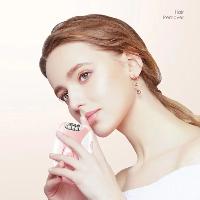 Kemei Rechargeable Womens Epilator  Electric Hair Removal Device For Face Body Bikini Legs  Underar 5