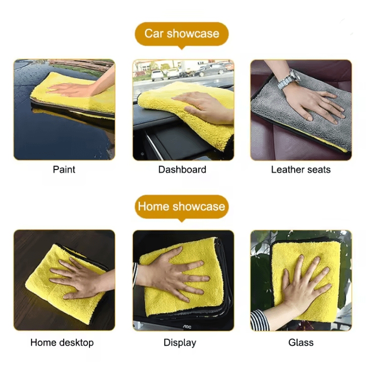 AutoLuxe Premium Microfiber Car Wash Towel 2