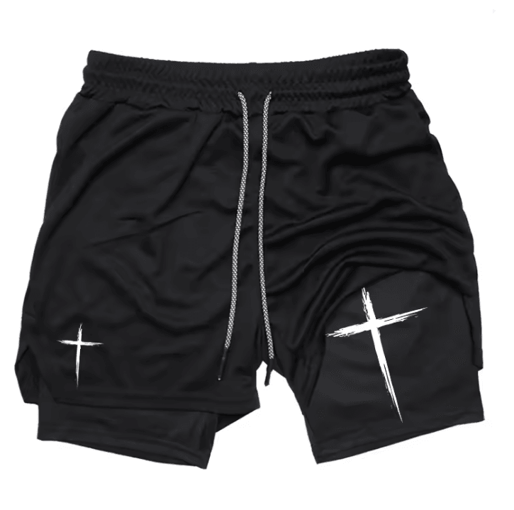 FlexCore 2 In 1 Mens Performance Shorts  Breathable Gym Running Shorts 1