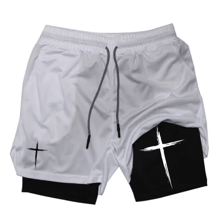 FlexCore 2 In 1 Mens Performance Shorts  Breathable Gym Running Shorts 2