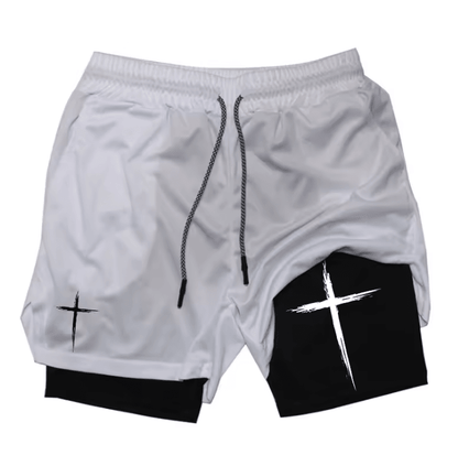 FlexCore 2 In 1 Mens Performance Shorts  Breathable Gym Running Shorts 2