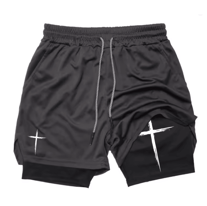FlexCore 2 In 1 Mens Performance Shorts  Breathable Gym Running Shorts 3