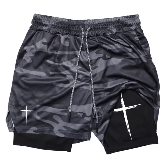 FlexCore 2 In 1 Mens Performance Shorts  Breathable Gym Running Shorts 8