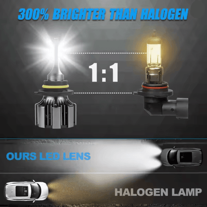 LumaDrive 120W LED Headlight Bulbs Super Bright CSP Car Headlamp Set 2