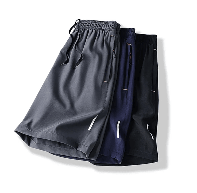 AeroFlex Breathable Sports Shorts For Men Comfortable Elastic Waist Activewear 2