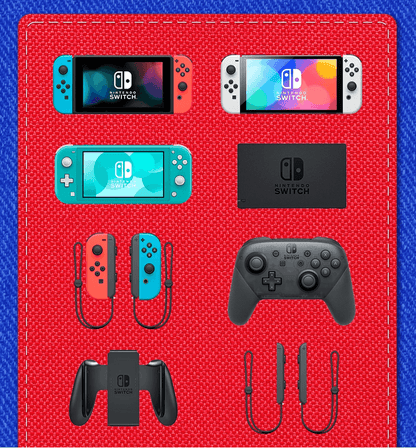 GameVault Large Protective Carrying Case For Nintendo Switch OLED Console And Accessories 5