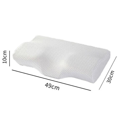 Cervical Memory Foam Neck Pillow With AntiSnoring Support And Slow Rebound Comfort 5