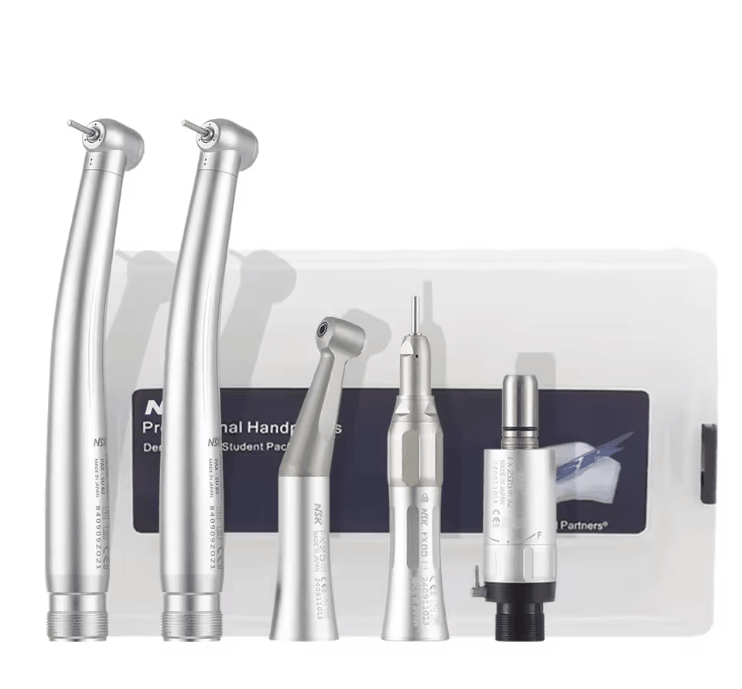 NSK FX Dual Drive Dental Handpiece Set 11 Contra Angle And High Speed Turbine 7