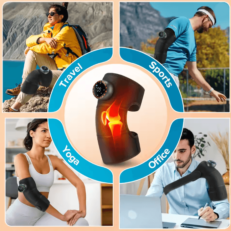 ThermaFlex 3 In 1 Cordless Heating Knee Shoulder Elbow Massager 1