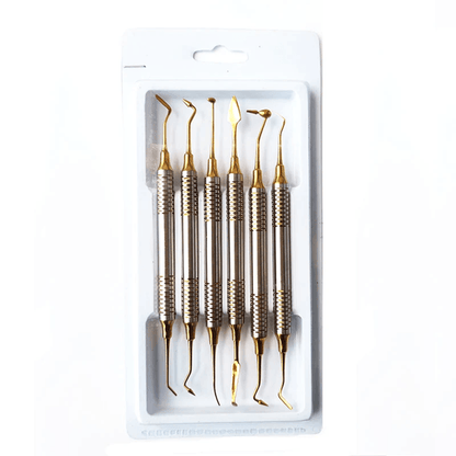 TitanEdge 6 Piece Dental Composite Resin Filling Spatula Set