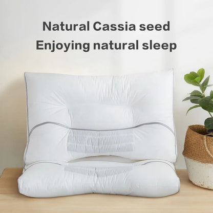 Cassia Seed Pillow For Cervical Spine Support 48x74 In Cotton Fabric 1