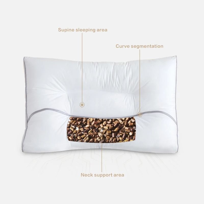 Cassia Seed Pillow For Cervical Spine Support 48x74 In Cotton Fabric 3