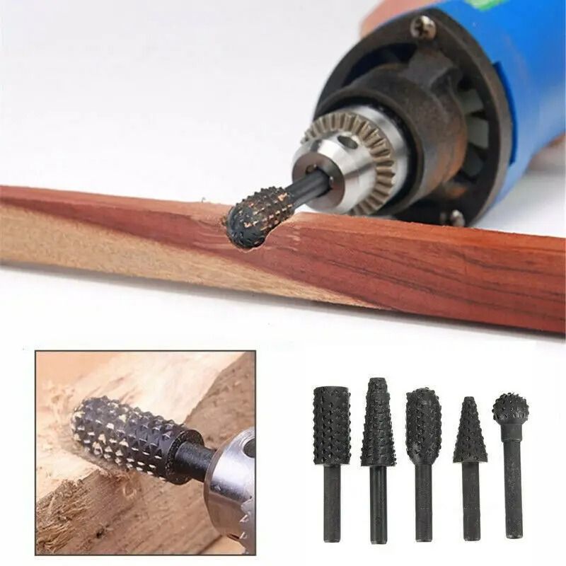 1 4 Inch 5 Piece Drill Bit Set For Wood Carving And Woodworking 1