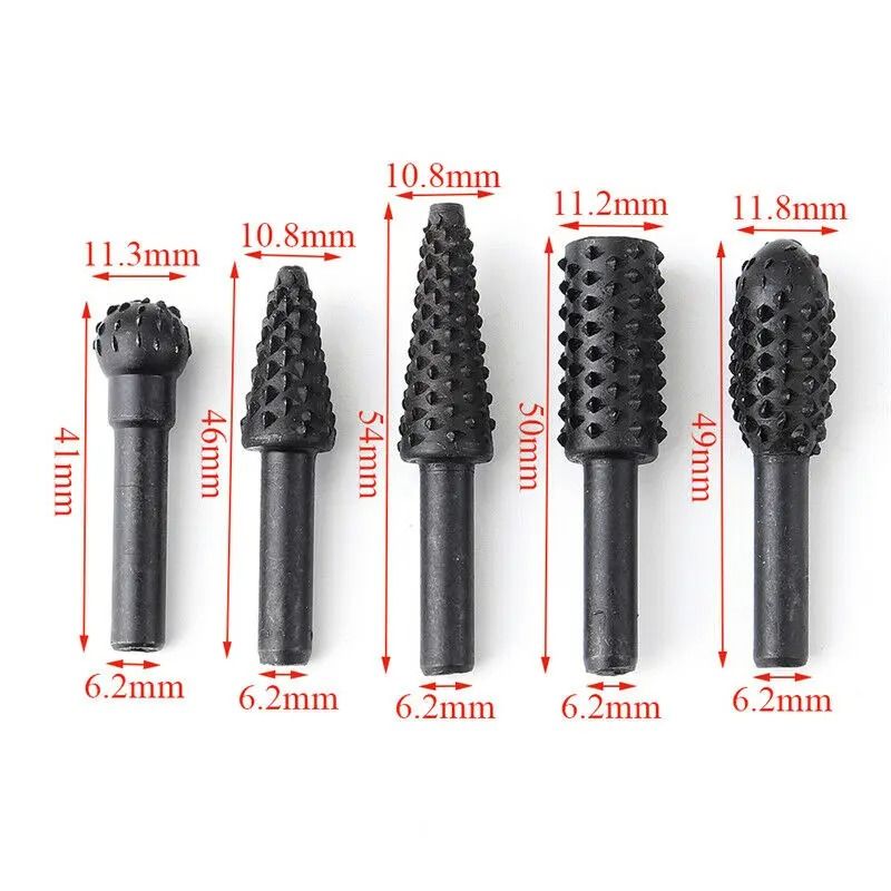 1 4 Inch 5 Piece Drill Bit Set For Wood Carving And Woodworking 3