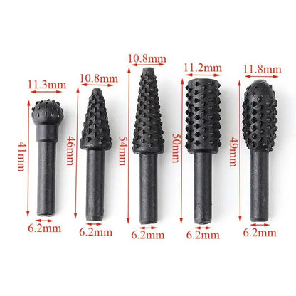 1 4 Inch 5 Piece Drill Bit Set For Wood Carving And Woodworking 3