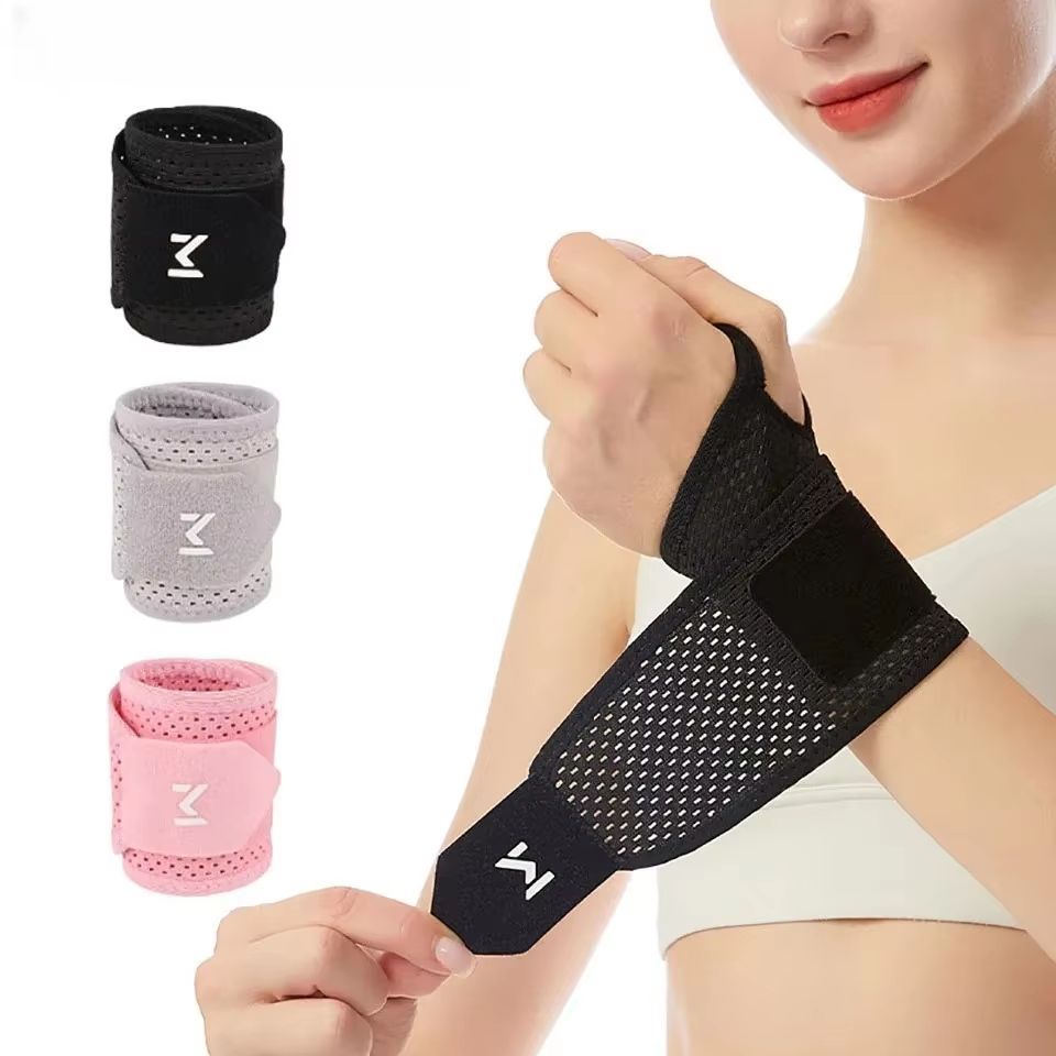 Breathable Wrist Support Brace – Adjustable Compression Sleeve for Gym, Work, and Pain Relief