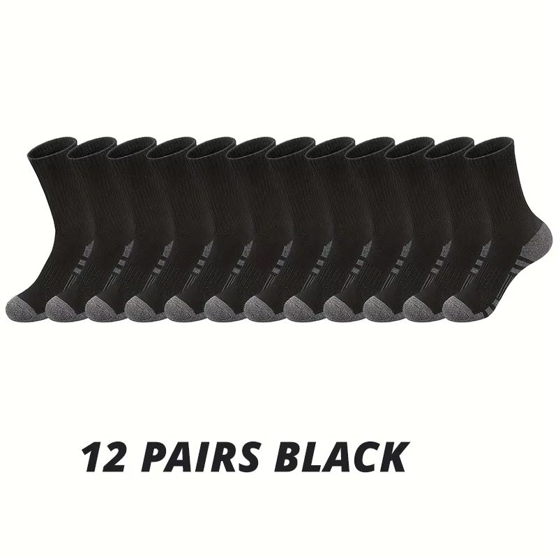 Mens Premium Outdoor Athletic Socks  Breathable GroundGripping And Cushioned Performance Wear 8