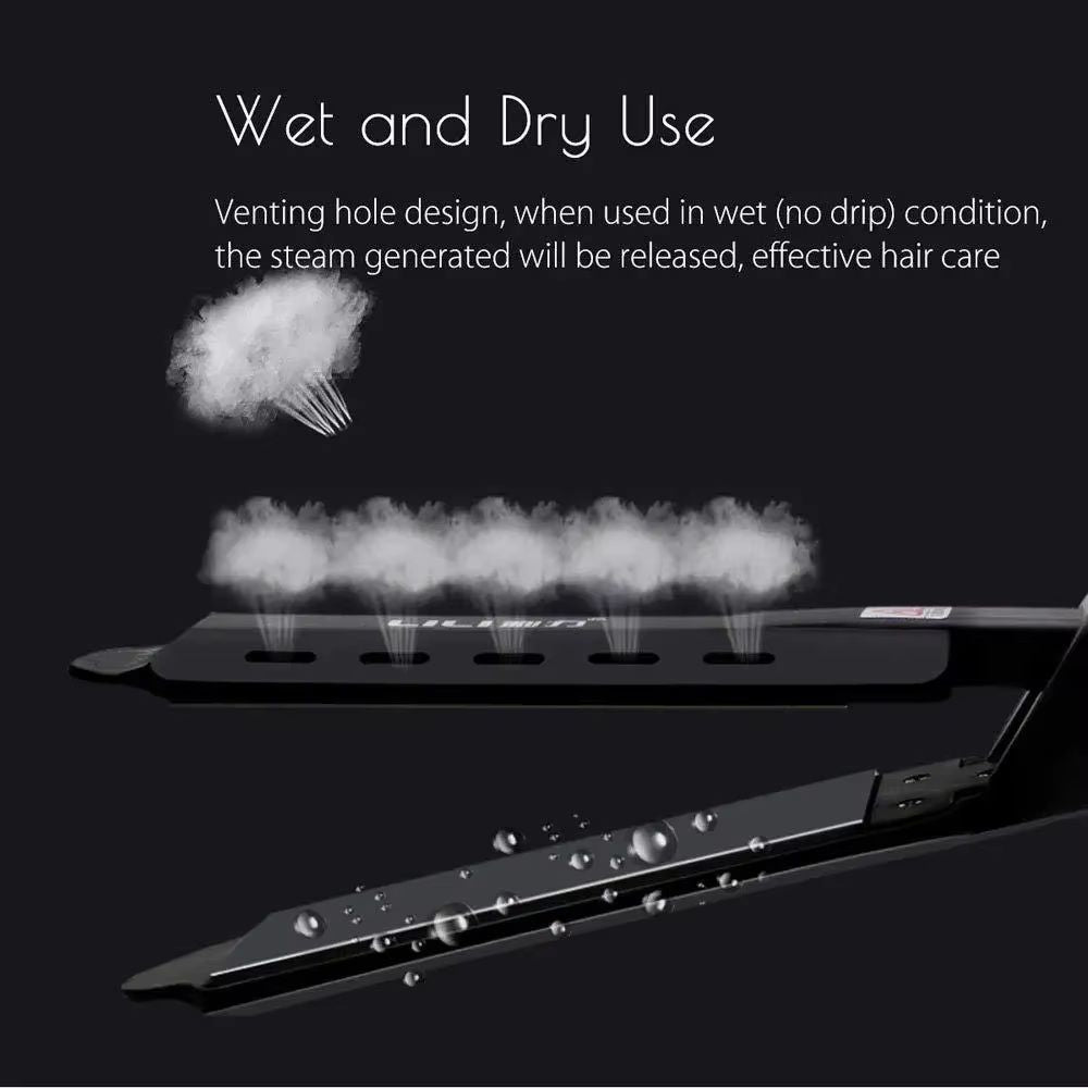 DualUse Hair Straightener And Curler  4Gear Portable Hair Styling Tool With Constant Temperature Co 1