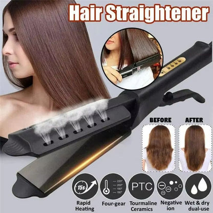 DualUse Hair Straightener And Curler  4Gear Portable Hair Styling Tool With Constant Temperature Co 3