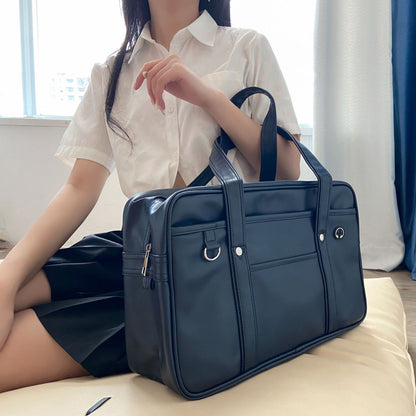 Girl Schoolbag, Two-Dimensional Student Uniform Bag, Wear-Resistant Waterproof Messenger Handbag