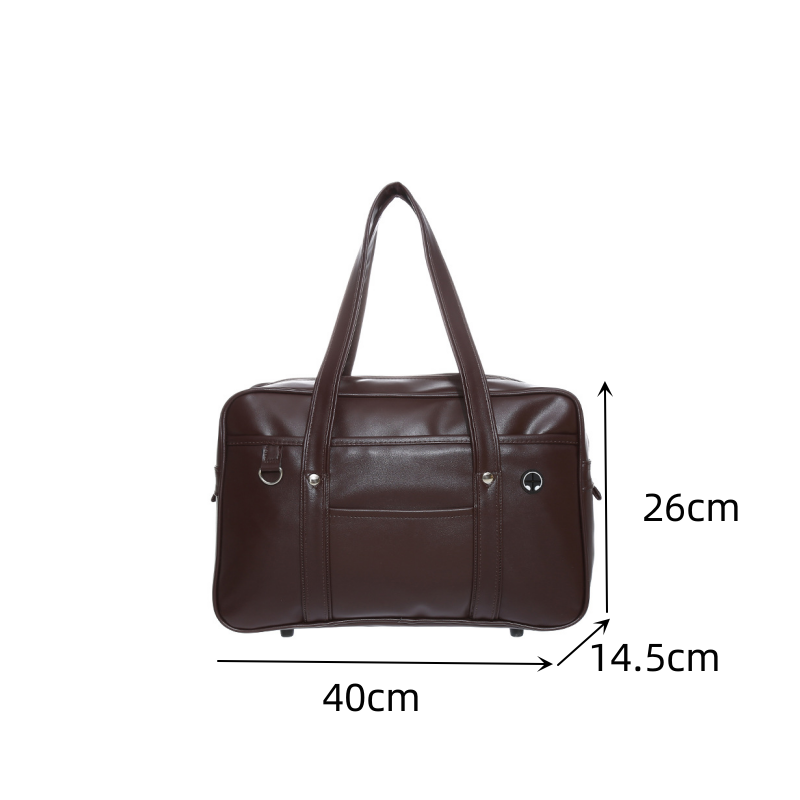 Girl Schoolbag TwoDimensional Student Uniform Bag WearResistant Waterproof Messenger Handbag 5