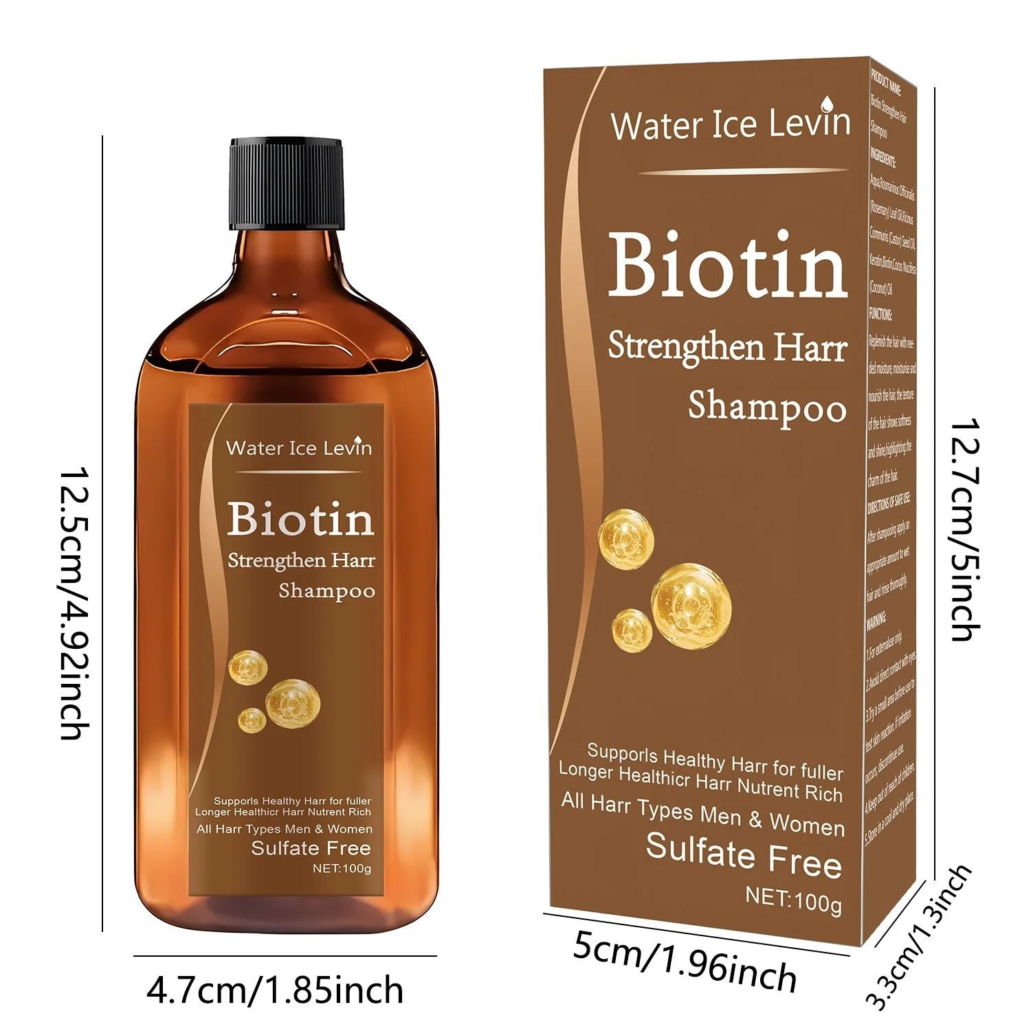 Biotin Hair Growth Shampoo For Men And Women Anti Hair Loss Rapid Thickening 3