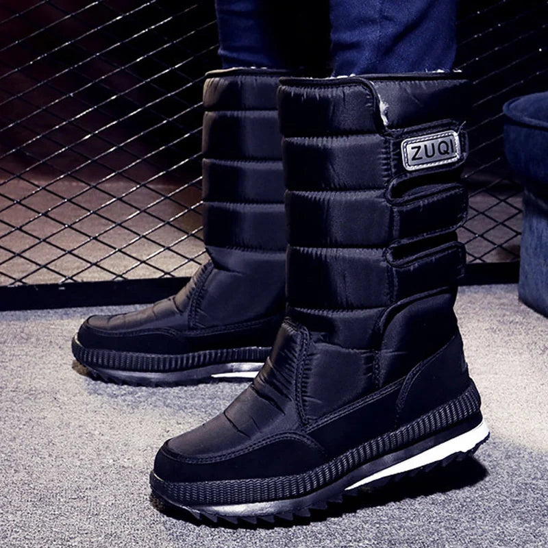 Fashion Women Winter Boots Thick Plush Waterproof Snow Shoes NonSlip Warm Fur Platform Boots For Co 2
