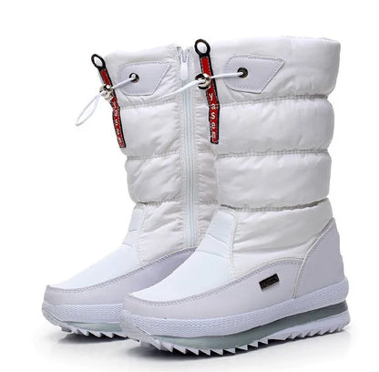 Fashion Women Winter Boots Thick Plush Waterproof Snow Shoes NonSlip Warm Fur Platform Boots For Co 7