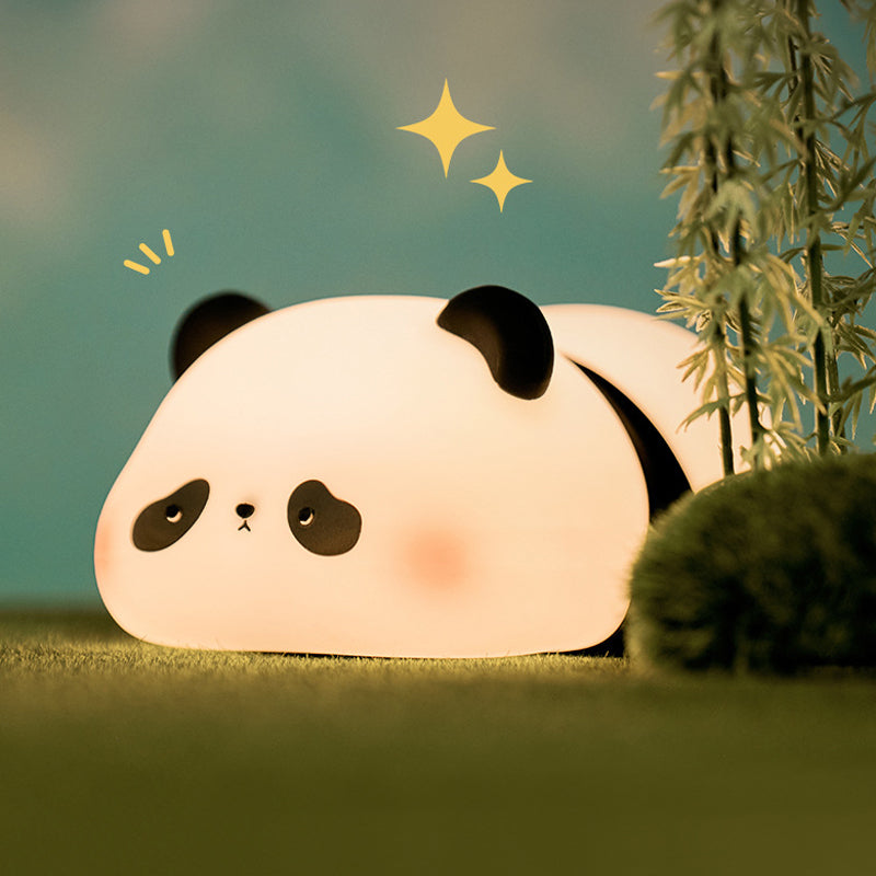 Cute Panda Night Light, Touch Sensor, Silicone Kids Nightlight, Christmas Gift, Bedside Lamp, Bedroom Decor