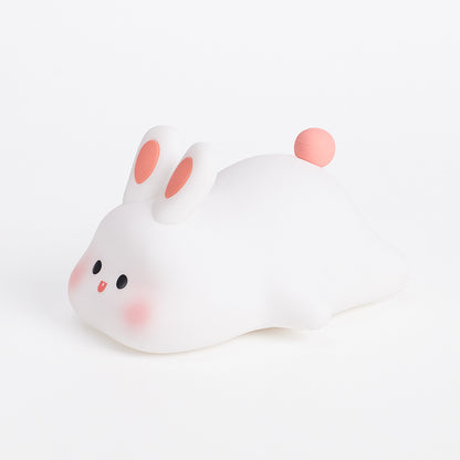 Cute Animal Night Light, Touch Sensor Kids Nightlight, Silicone Bedside Lamp, Cartoon Bedroom Decor, Christmas Gift